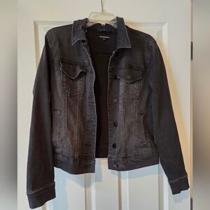 Womens Black Denim Jacket